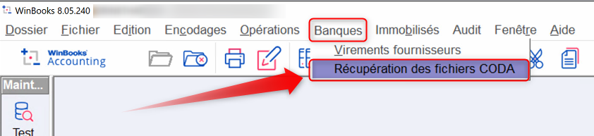 Winbooks – Paramétrer la synchronisation des fichiers CODA via Magello