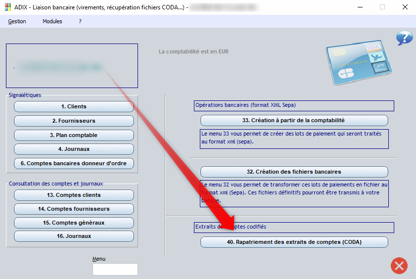 Adix – Paramétrer la synchronisation des fichiers CODA via Magello